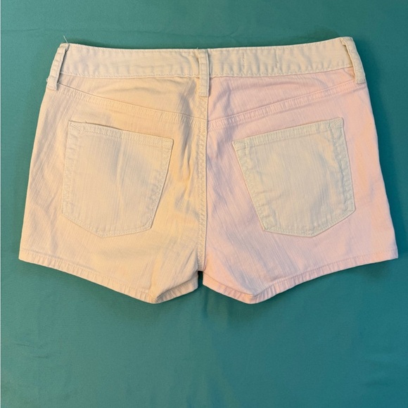 Gap pastel color block shorts pink, yellow, green mid rise slim shorts waist 25 - Picture 4 of 12